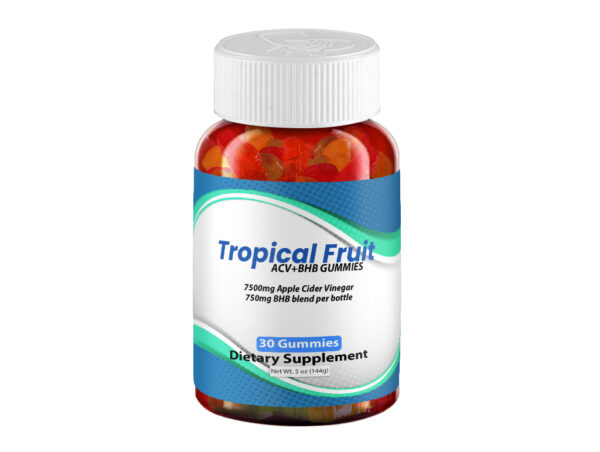 Tropical Fruit ACV+BHB Gummies - 1 Bottle